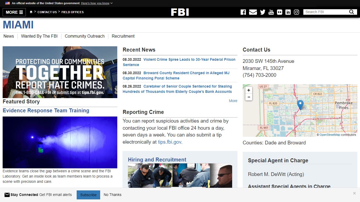 Miami — FBI - Federal Bureau of Investigation